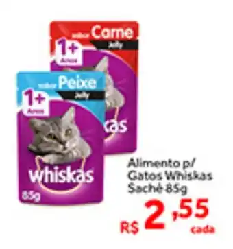 Alimento p/ Gatos Whiskas Saché 85g