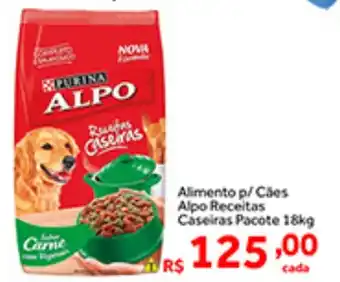 Alimento p/ Cães Alpo Receitas Caseiras Pacote 18kg