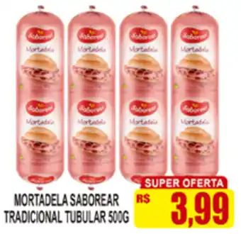 MORTADELA SABOREAR TRADICIONAL TUBULAR 500G