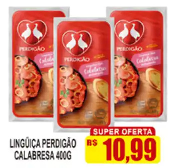 Supermercado leal LINGÜICA PERDIGÃO CALABRESA 400G oferta