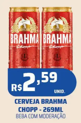 Tatico CERVEJA BRAHMA CHOPP-269ML oferta