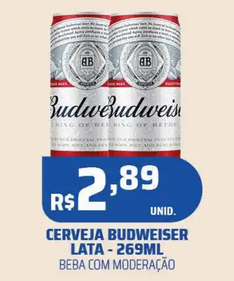 Tatico CERVEJA BUDWEISER LATA - 269ML oferta