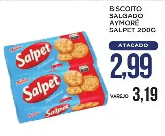 Apoio Mineiro BISCOITO SALGADO AYMORÉ SALPET 200G oferta