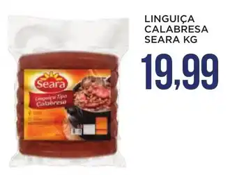 Apoio Mineiro LINGUIÇA CALABRESA SEARA KG oferta