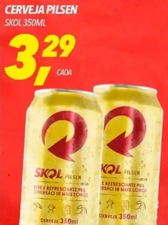 Frangolândia CERVEJA PILSEN SKOL 350ML oferta