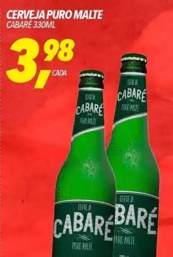Frangolândia CERVEJA PURO MALTE CABARÉ 330ML oferta