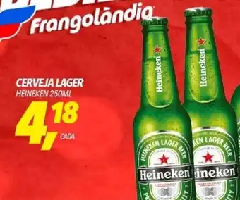 Frangolândia CERVEJA LAGER HEINEKEN 250ML oferta