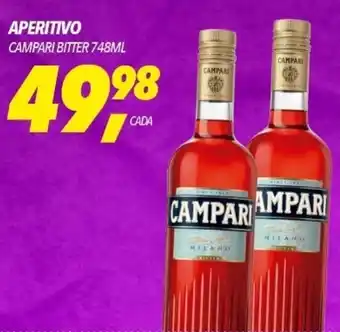 Frangolândia APERITIVO CAMPARI BITTER 748ML oferta