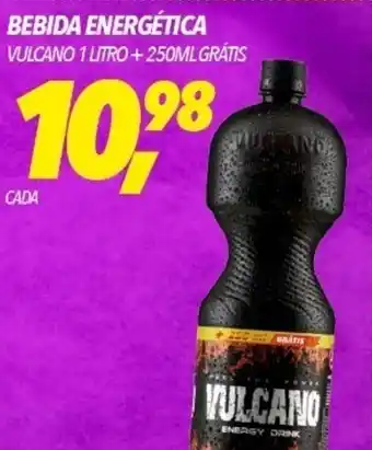 BEBIDA ENERGÉTICA VULCANO 1 LITRO+250ML GRÁTIS