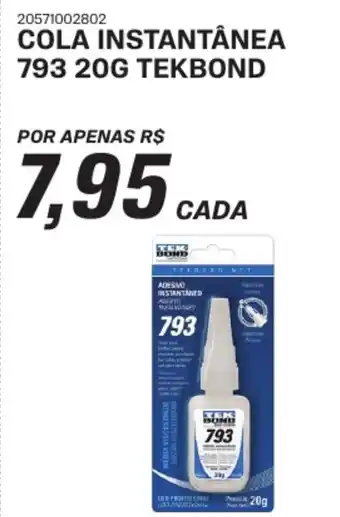 AutoZone COLA INSTANTÂNEA 793 20G TEKBOND oferta