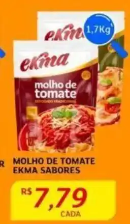 Assaí Atacadista MOLHO DE TOMATE EKMA SABORES 1.7kg oferta
