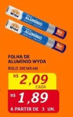 Assaí Atacadista FOLHA DE ALUMÍNIO WYDA ROLO 30CMX4M oferta
