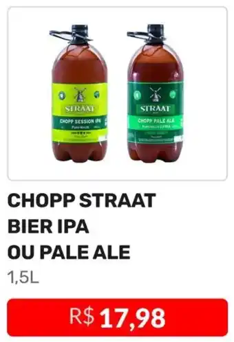 Higa Atacado CHOPP STRAAT BIER IPA OU PALE ALE 1.5L oferta