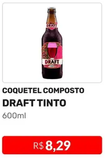 Higa Atacado COQUETEL COMPOSTO DRAFT TINTO 600ml oferta