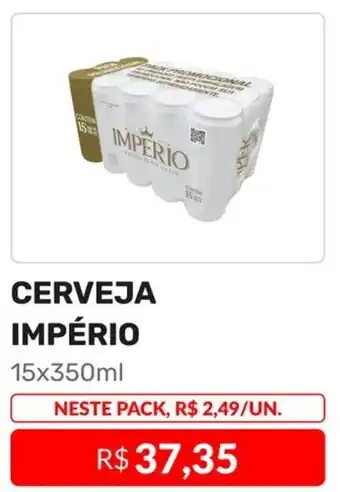 Higa Atacado CERVEJA IMPÉRIO 15x350ml oferta