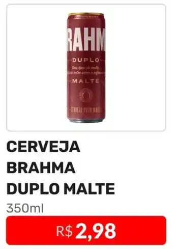 Higa Atacado CERVEJA BRAHMA DUPLO MALTE 350ml oferta