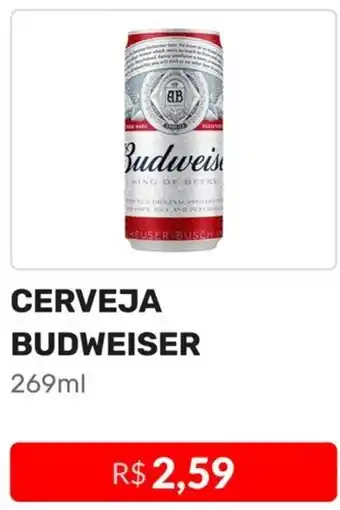 CERVEJA BUDWEISER 269ml