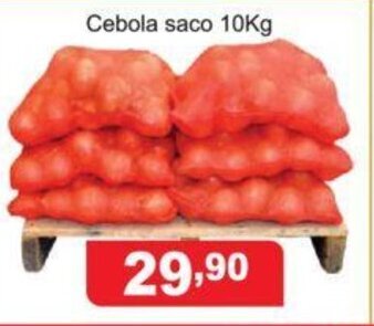 Calvo Atacadista Cebola saco 10kg oferta