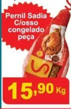 Calvo Atacadista Pernial Sadia C/osso congelado peca 1kg oferta