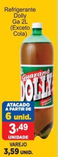 Calvo Atacadista Refrigerante Dolly Ga 2L oferta
