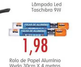 Epa Rolo De Papel Alumínio Wyda 9W oferta