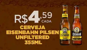 DB Supermercados CERVEJA EISENBAHN PILSEN UNFILTERED 355ML oferta