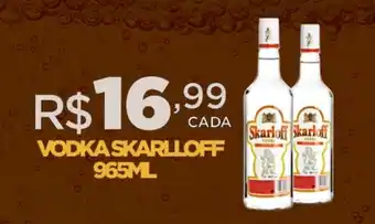 DB Supermercados VODKA SKARLLOFF 965ML oferta