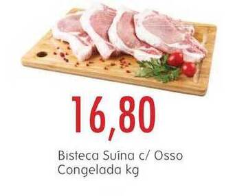 Epa Bisteca Suína C- Osso Congelada 1kg oferta