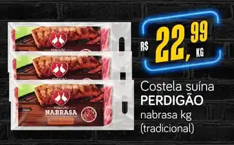 Cometa Supermercados Costela suína PERDIGÃO nabrasa kg (tradicional) oferta