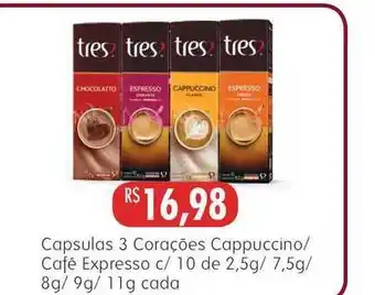 Epa Capsulas 3 Corações Cappuccino-café Expresso oferta