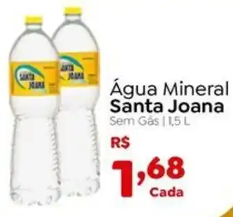 Novo Atacarejo Água Mineral Santa Joana Sem Gás | 1,5L oferta