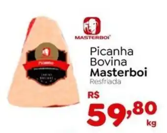 Novo Atacarejo Picanha Bovina Masterboi Resfriada oferta