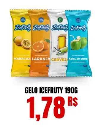 Mercadão Atacadista GELO ICEFRUTY 190G oferta