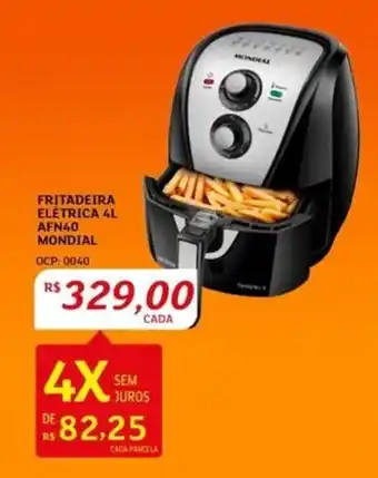 Assaí Atacadista FRITADEIRA ELÉTRICA 4L AFN40 MONDIAL oferta