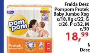 Chama Supermercados Fralada Desc Pompom Protek Baby Jumbo oferta