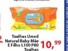 Chama Supermercados Toalhas Umed Natural Baby Mão E Filho L100 P80 Toalhas oferta