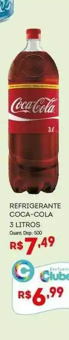 Bistek Supermercados Refrigerante Coca-cola 3 Litros oferta
