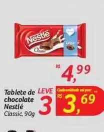 Big Box Tablete De Chocolate Nestlé Classic 90g oferta