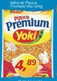 Supermercados Guanabara Milho de Pipoca Premium Yoki 500g oferta