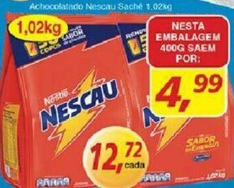 Supermercados Guanabara Achocolatado Nescau Sache 1.02kg oferta