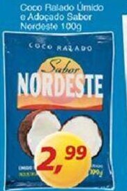 Supermercados Guanabara Coco Ralado Umido e Adocado Sabor Nordeste 100g oferta