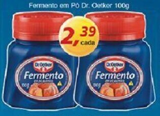 Supermercados Guanabara Fermento em po Dr.Oetker 100g oferta