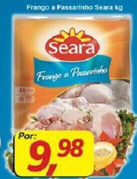 Supermercados Guanabara Frango a Passarinho Seara 1kg oferta