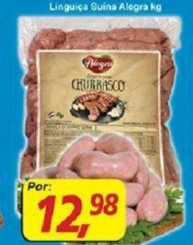 Supermercados Guanabara Linguica Suina Alegra 1kg oferta