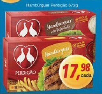 Supermercados Guanabara Hamburguer Perdigao 672g oferta