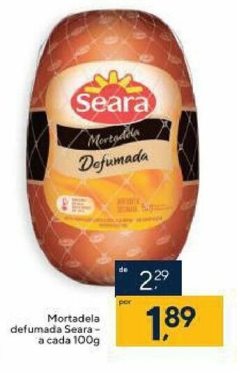 Coop Mortadela Defumada Seara a cada 100g oferta
