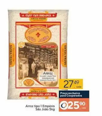 Arroz tipo 1 Emporio Sao Joao 5kg