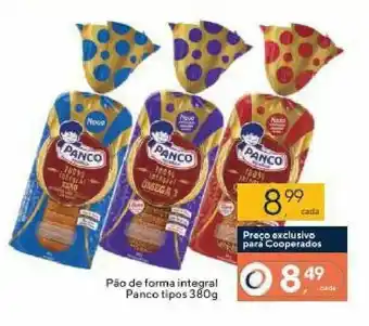 Pao de Forma Integral Panco tipos 380g