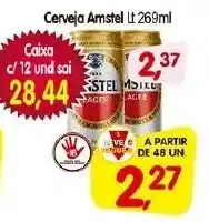 Cercadão Cerveja Amstel Lt 269ml oferta