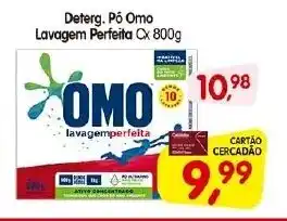 Cercadão Deterg. Pó Omo Lavagem Perfeita Cx 800g oferta